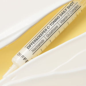Differ&Deeper C-Toning Daily Shot, Paquete de Inicio de Suero Facial con Vitamina C y Niacinamida, Tratamiento Aclarante y para Ojeras - Product Image 1