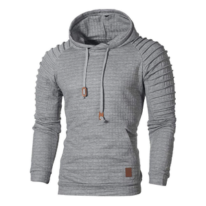 Top qualité Pakistan nouveau Design hommes pull à capuche à manches longues cordon décontracté sweats à capuche avec poches kangourou - Product Image 4