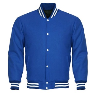 Chaqueta Bomber de béisbol de lana Vintage personalizada para hombre, OEM, con logotipo bordado, ropa de invierno de tendencia industrial - Product Image 4