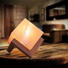 Customized Square-Shaped Himalayan Salt <b>Lamp</b> with Carving and <b>Love</b> Theme for Handcrafted Natural Glow and Luxury Home Decor - Product Image 5