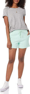 Shorts pour femmes polaire court personnalisé prix de gros vêtements d'été pantalons d'entraînement décontractés - Product Image 4