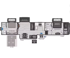 รถบ้านเคลื่อนที่รุ่น Forest River Sabre 37RVM-I-L-E-S ปี 2025 2024 2026 - Product Image 3