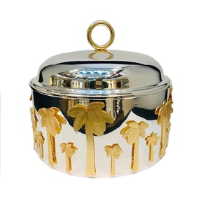 Plat de service chauffant artisanal en cuivre avec support et brûleur, produit très demandé pour la restauration - Product Image 6