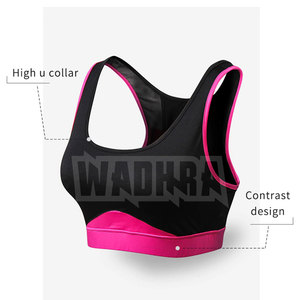 Vêtements de sport sur mesure pour femmes, soutien-gorge de sport en spandex et polyester, faible MOQ - Product Image 2