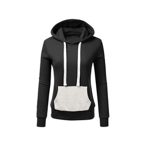 Streetwear Sudadera con capucha de alta calidad Algodón Niñas Impreso de manga larga Hombro caído Casual Sudaderas con capucha - Product Image 2