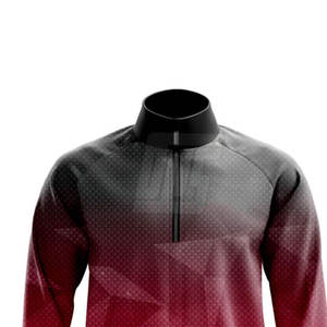 Chaqueta Deportiva Sublimada con Cierre de Cremallera de Cuarto para Hombre, Cómoda y Elástica, para Deportes y Sesiones de Gimnasio - Product Image 5