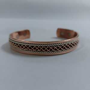 100% Solid Pure Copper Bracelet for Women and Men Ultra <b>Strong</b> Magnet Fashionable Bangles - Product Image 5