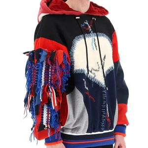 Sudadera con Capucha Unisex de Punto Grueso 100% Algodón, con Cierre, Estilo Hip Hop, Personalizada con Logotipo, Diseño de Telaraña con Impresión 3D - Product Image 1