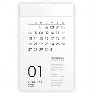 Calendario da Parete Promozionale Personalizzato 2026 per Merchandising - Product Image 2