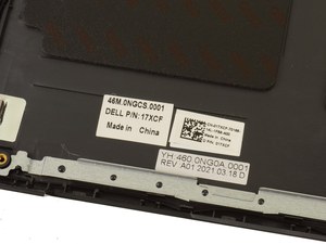 แล็ปท็อปใหม่สำหรับ Dell Latitude 3520 E3520ปกหลัง LCD ฝาหลัง w/ บานพับ w/ สาย LCD ที่มีเสาอากาศ017XCF 17XCF 460.0NG0A 0001 - Product Image 3