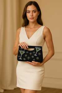 Sac à main en perles de verre multicolores, poignée de sac à main, sac à main décontracté, artisanat indien, sac baguette fait à la main, couleur de perles personnalisée MS - Product Image 5