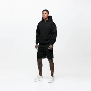 Sudadera con capucha sólida informal para hombre 100% Jersey de algodón Sudaderas con capucha bordadas de invierno con diseño en blanco Technics con capucha - Product Image 3