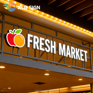 Đề nghị phía trước-lit LED kênh chữ dẫn cửa hàng phía trước Acrylic dấu hiệu kim loại thư kênh dẫn dấu hiệu quảng cáo - Product Image 1