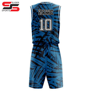 Vente en gros Design personnalisé Sublimation Hommes Basket Ball Singlets Gilets Kit Ensemble Chemise Livraison rapide Maillot d'uniforme de basket-ball - Product Image 2
