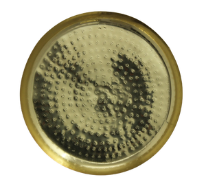 Bougeoir votif en fer pour décoration d'intérieur, marbre gris, couleur antique, fait main, personnalisé - Product Image 4