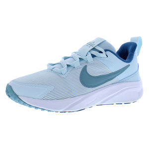 Chaussures Nike Star Runner 4 Next Nature PS pour garçons Couleur : Bleu glacier/Denim Turq 100% authentique - Product Image 1