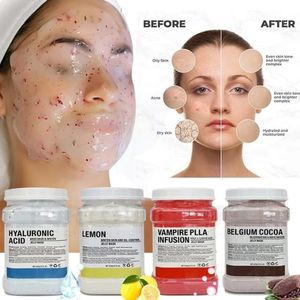 Venta caliente personalizar ácido hialurónico orgánico blanqueamiento de la piel y antiarrugas hidratante polvo facial mascarilla - Product Image 4