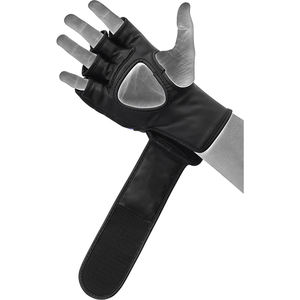 Guantes de cuero de medio dedo OEM para hombre, el mejor precio, material duradero de PU, Impresión de logotipo personalizado para Taekwondo, boxeo, MMA - Product Image 3