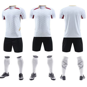 Trajes deportivos para jóvenes, uniformes de camiseta de fútbol sublimados de media manga - Product Image 1