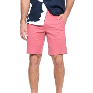 Pantalones cortos chinos de algodón y poliéster 100% de corte clásico del fabricante para hombre, transpirables, ecológicos, informales, para verano, con cremallera de Color sólido - Product Image 6