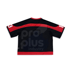 Maillot de lacrosse rétro pour hommes, chemise de sport classique, grande taille, respirant, manches courtes, séchage rapide, course à pied, athlétique, tee-shirt de plein air - Product Image 3