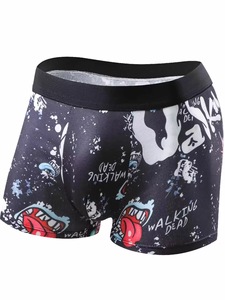 Short graphique avec logo <span class=keywords><strong>de</strong></span> marque élégant personnalisé caleçon <span class=keywords><strong>boxer</strong></span> à impression numérique 3D maillot <span class=keywords><strong>de</strong></span> <span class=keywords><strong>bain</strong></span> grande taille sous-vêtements <span class=keywords><strong>de</strong></span> créateur pour hommes - Product Image 5