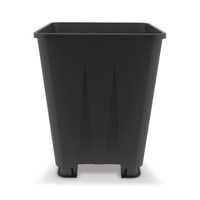 Macetas de vivero de plástico cuadradas MCF de 20x20x25,5 cm de capacidad de 7 litros con fondo de rejilla y patas elevadas para cultivo de bayas
