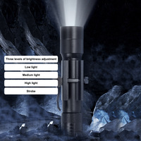 Lampe de poche multifonction LED haute puissance lampe de poche auto-défensive charge ultra-légère batterie rechargeable extérieure OEM