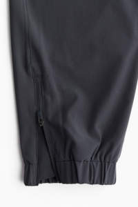 Four Way <b>Stretch</b> <b>Navy</b> Blue Training Jogging <b>Trouser</b> Casual Summer Relaxed Fitted Zipper Slight Hem Elastic Waistband Flat Winter - Product Image 3