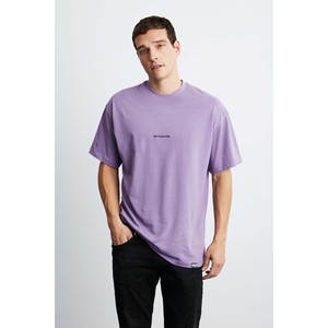 เสื้อยืดผู้ชายทรงโอเวอร์ไซส์ปักลาย GRIMELANGE รุ่น Basic Knit โดย River - Product Image 1
