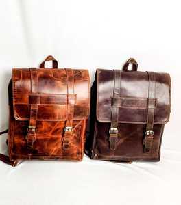 Sac à bandoulière en cuir pour hommes et femmes-Taille 11 pouces COULEUR MARRON Taille M L XL Prix de vente 15 $ Carte de crédit acceptée - Product Image 1