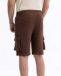 Shorts d'été pour hommes, vêtements décontractés à cordon élastique uni, shorts de course pour hommes, shorts de survêtement, shorts décontractés pour hommes avec design personnalisé - Product Image 4