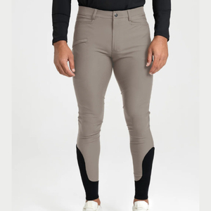 Men Equestrian Slim Fit Breeches Breathable Stretch Fabric Durable Horse Riding <b>Jodhpurs</b> for Training and Competition - Product Image 1