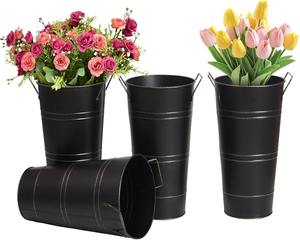 แจกันดอกไม้โลหะตกแต่งสำหรับบ้าน โรงแรม โต๊ะอาหาร ห้องนั่งเล่น - Product Image 3