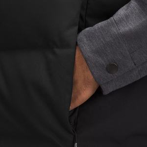 Logo personnalisé OEM sans manches à capuche bulle doudoune gilet veste gilets chaud hiver hommes gilet pour hommes - Product Image 5