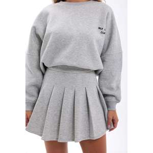 สไตล์ลำลอง 7239 ผ้าถักสีเทา คุณสมบัติระบายอากาศได้ดี - Product Image 1