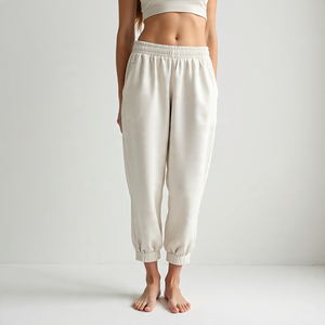 Women's Heavyweight Oversize Sweatpants Loose Fit <b>Jogging</b> Running Pajama with High Drawstring Waist and Winter Style - Product Image 4