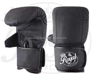 Guantes Profesionales de Entrenamiento de MMA, Guantes de Práctica de Artes Marciales de Cuero con Medio Dedo - Product Image 3