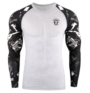 100% Premium Quality Rush Guard Haute Qualité Polyester Spandex Rush Guard Du Pakistan Avec Des Personnalisations - Product Image 5