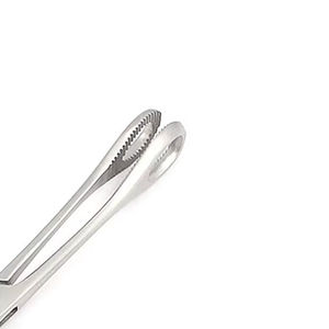 Gross-Maier 10 \ "/25cm Fórceps de vendaje manual de acero inoxidable Trinquete recto Instrumento médico curvo para vendaje de esponja - Product Image 5