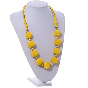 Nouveau design de bijoux fantaisie collier de perles en résine style classique motif boule perle pour cadeau de mariage pour femmes indiennes - Product Image 2