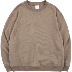 Sudadera lisa de algodón y poliéster para hombre, prenda de vestir, con manga larga y hombros descubiertos, de gran tamaño, con cuello redondo, servicio OEM - Product Image 5