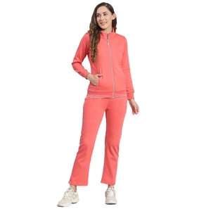 Chándal personalizado de alta calidad para mujer, conjunto de chándal para correr de gran tamaño, recién llegado con patrón sólido de servicio OEM para invierno - Product Image 2