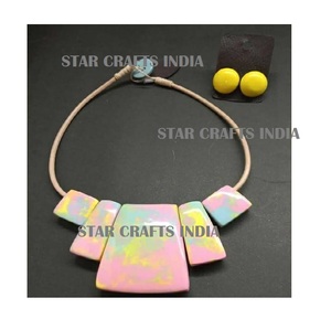 Venta directa de fábrica más popular, producto de calidad de mejor grado, collares de cuentas de resina luminosa adecuados para fiestas, bodas, Navidad - Product Image 4