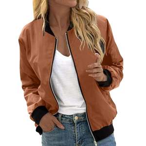 High Quality Wool Winter Jacket for Women XL Size Quick Dry Sustainable Windbreaker Classic Letterman Style <b>Stand</b> Light Classic - Product Image 5