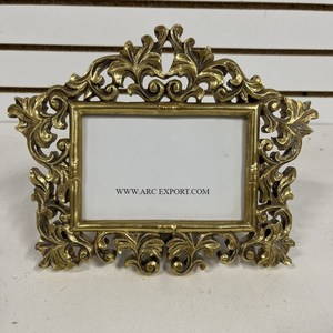 Handmade Luxury Rectangular Brass <b>Photo</b> <b>Frame</b> Elegant Design Decorative <b>Metal</b> Wall Decor Home Office Luxury Tabletop Hot Sale - Product Image 4