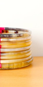 Handcrafted Horn Bangle Boho Chic Trendy Eco-Friendly Women's Jewelry for Wedding & Party at Best Price - Product Image 4