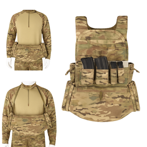 Chauffe-mains tactique d'extérieur, pochette isolée en polaire camouflage pour la chasse, le camping et les conditions climatiques froides - Product Image 2