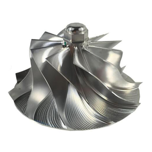 Services d'usinage de fraisage CNC à 5 axes Roue turboréacteur en alliage de titane pour équipement haute température à grande vitesse - Product Image 2