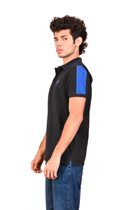 เสื้อโปโลผ้าซาตินเกรดพรีเมี่ยมสำหรับผู้ชายผ้าคอตตอนแห้งเร็วกันรอยยับออกแบบโลโก้ได้ตามต้องการเนื้อสัมผัสหลายแผง - Product Image 2